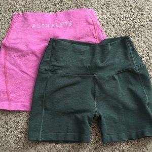 COPY - ALPHALETE SHORTS SET